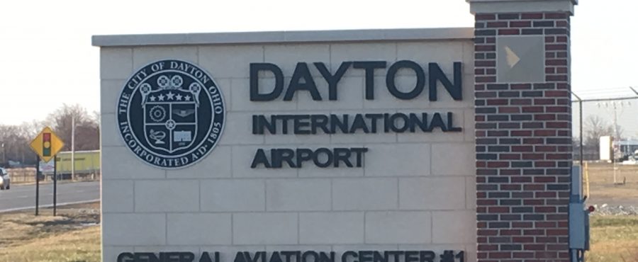 Dayton International Airport signage